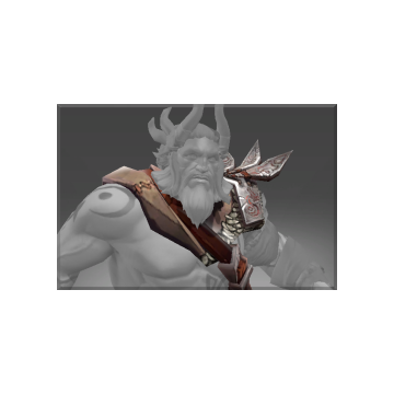 Auspicious Tribal Stone Pauldron